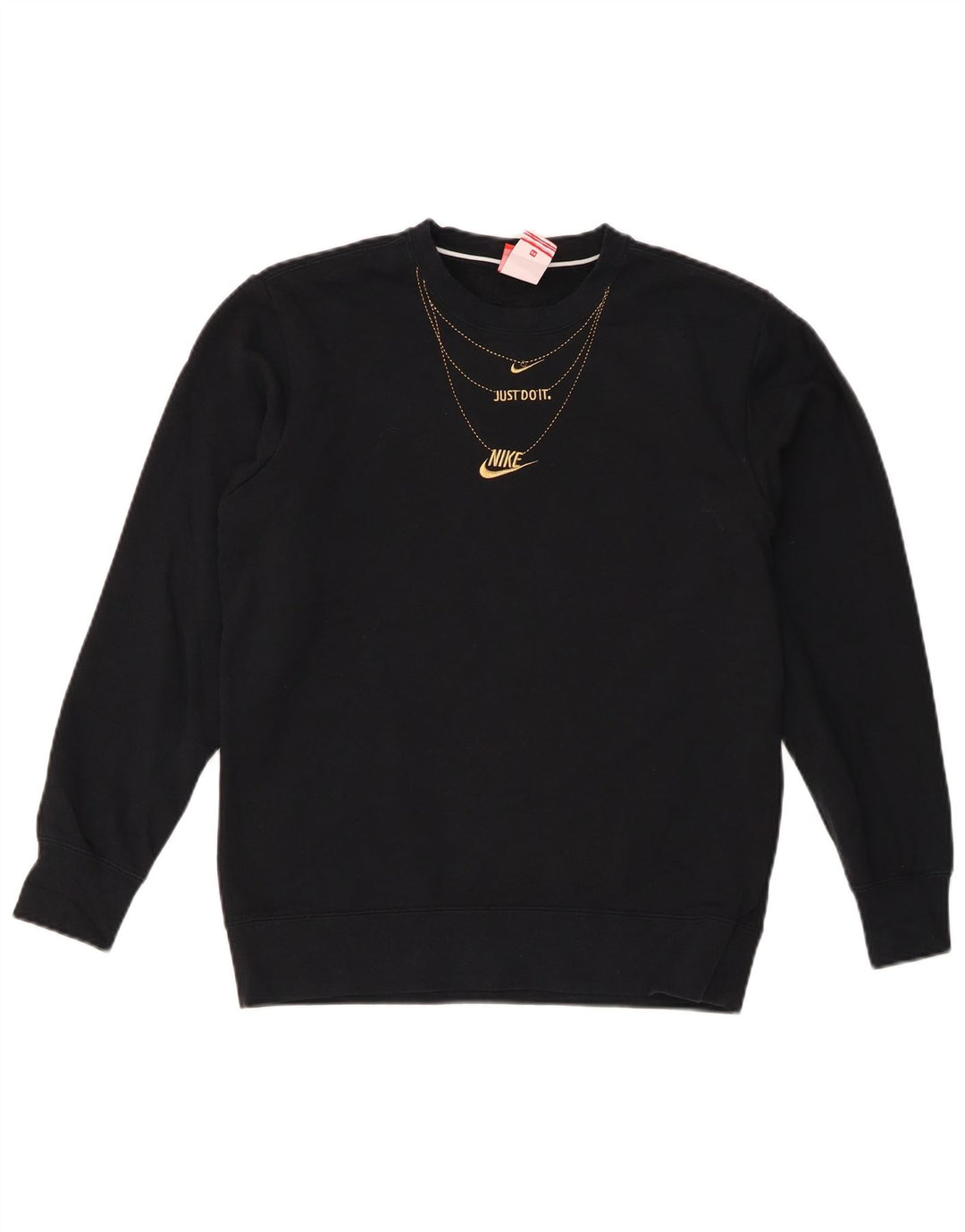 Męska bluza z grafiką Nike, sweter XS, czarna, bawełniana
