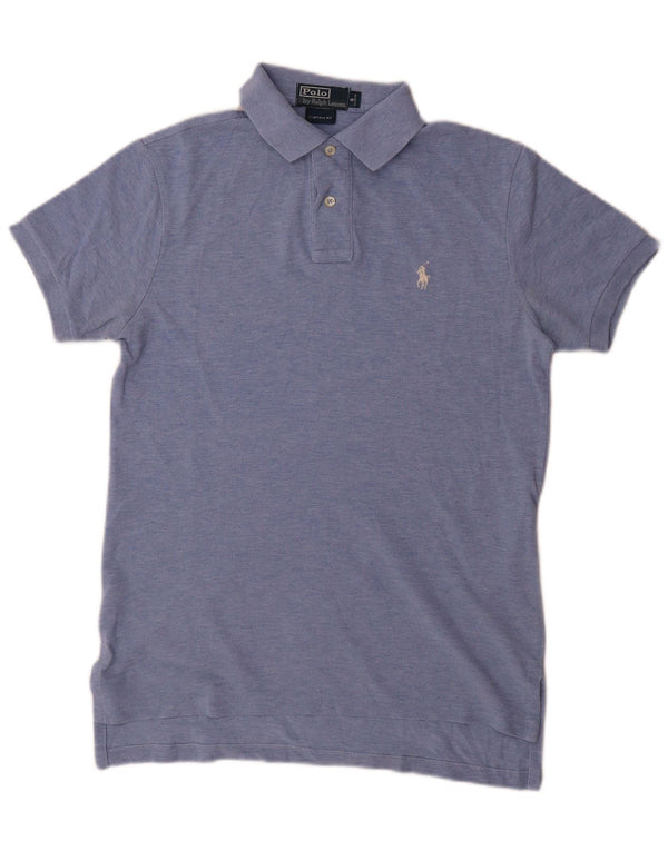 Koszula męska Polo Ralph Lauren o dopasowanym kroju, mała, niebieska, bawełniana