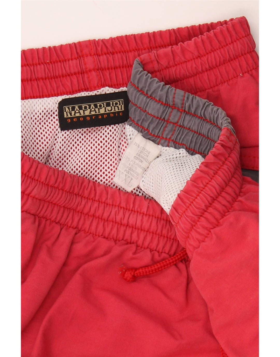 Męskie spodenki sportowe NAPAPIJRI z grafiką, 2XL, bawełna w kolorze czerwonym