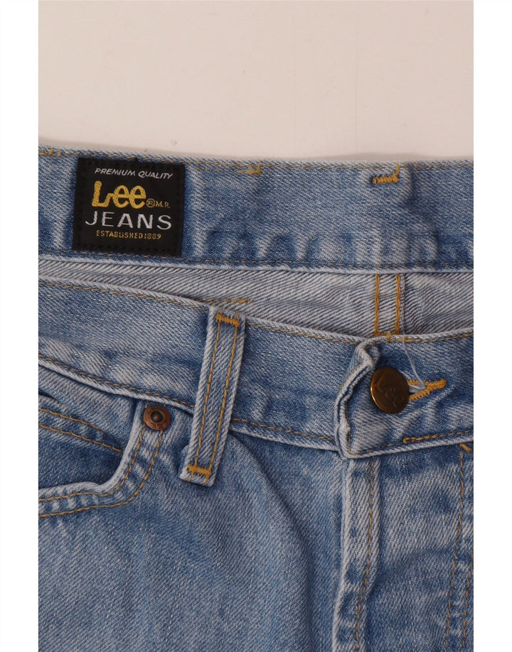 Damskie jeansy Lee Straight W28 L28 Niebieskie