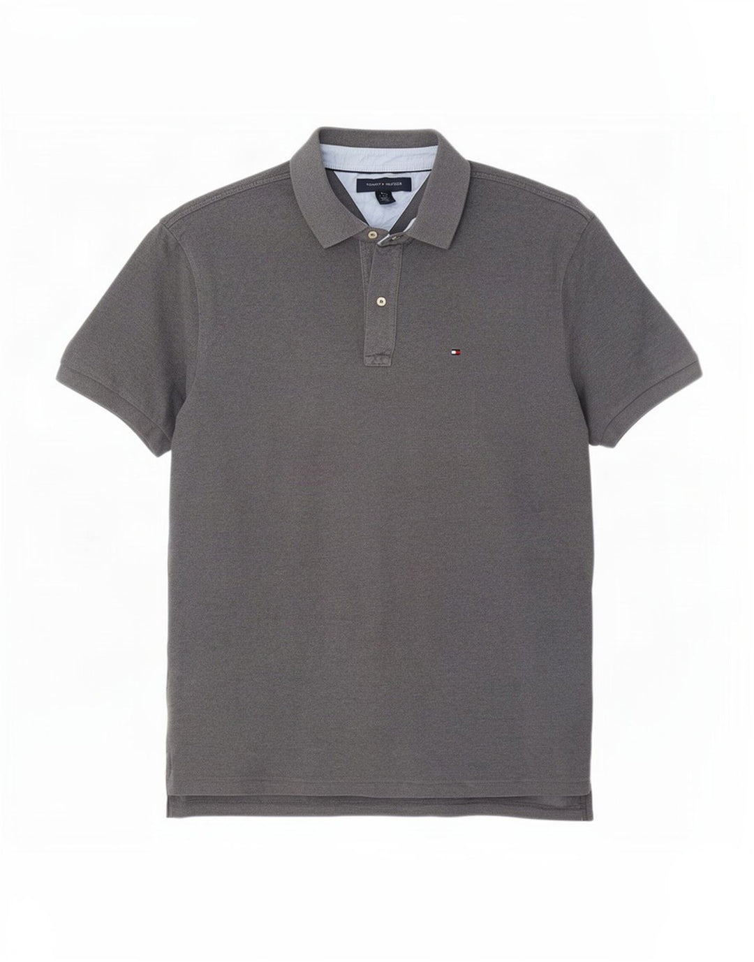 Męska koszulka polo Tommy Hilfiger XL, szara bawełna