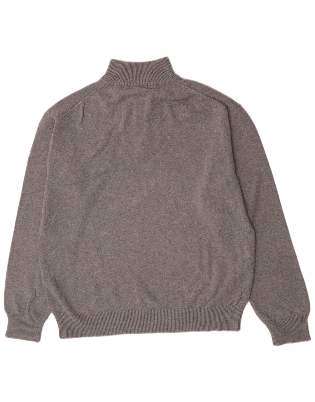 Męski sweter zapinany na zamek Gant, 2XL, szara bawełna