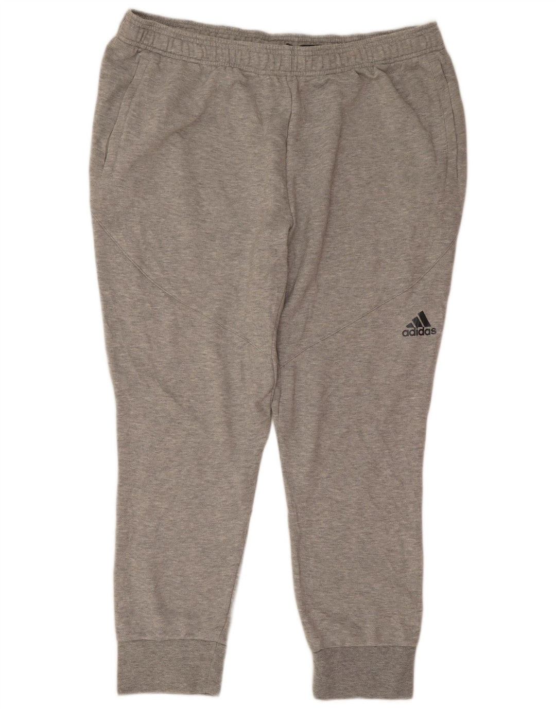 Adidas Męskie spodnie dresowe Joggery 2XL Szary poliester