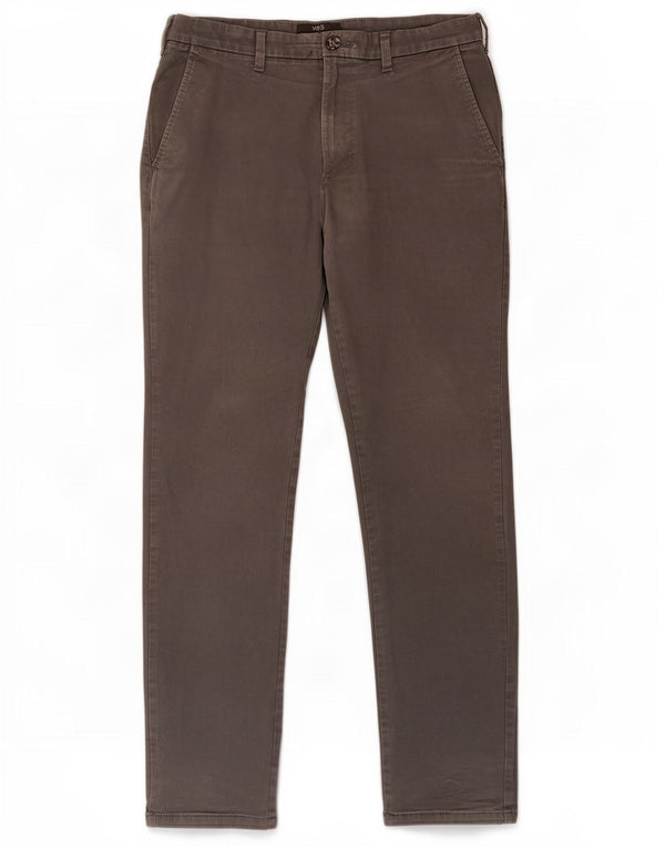 Marks & Spencer Męskie spodnie Chino W32 L31 Szare bawełniane