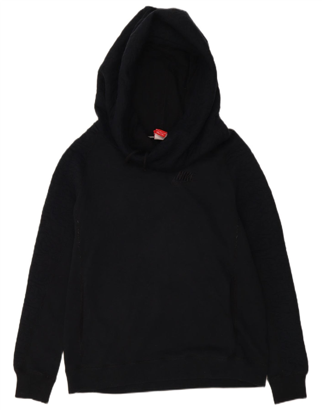 Damski sweter oversize z kapturem Nike UK 14, średni czarny, bawełniany