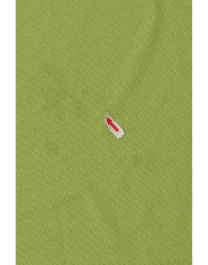 Męska koszulka polo Nike, mała, zielona, z blokami kolorów, poliester