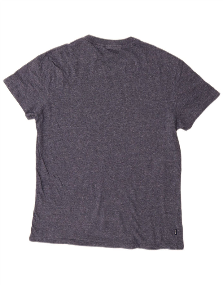 T-shirt męski Superdry, średni, granatowy, bawełniany