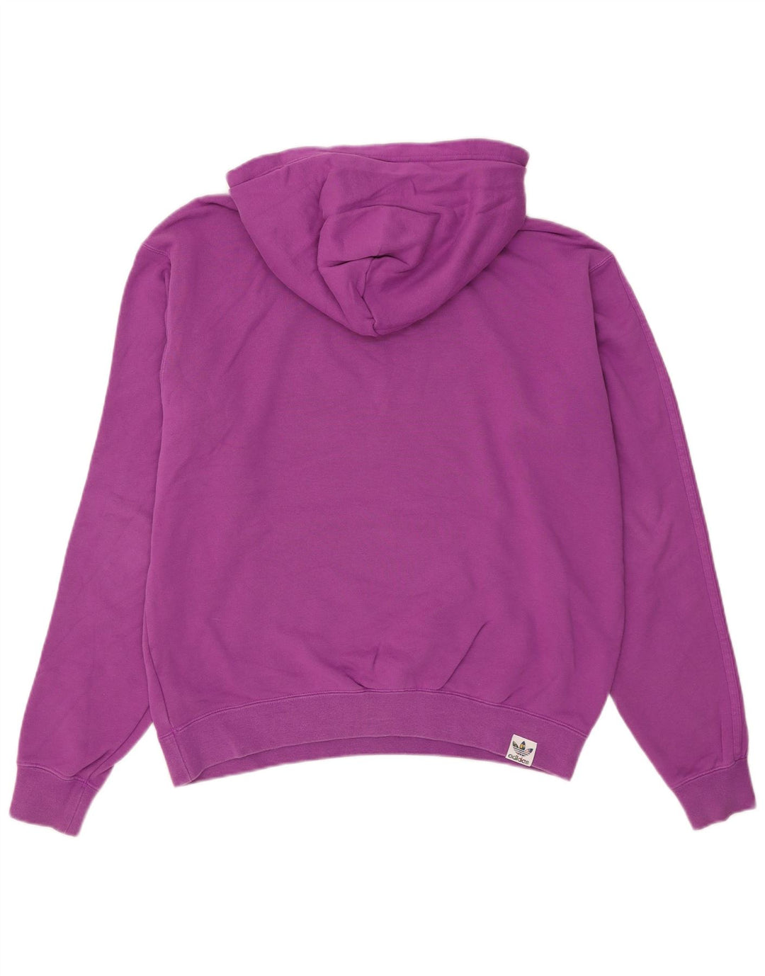 Męska bluza z kapturem Adidas Oversized Graphic, średnia fioletowa bawełna
