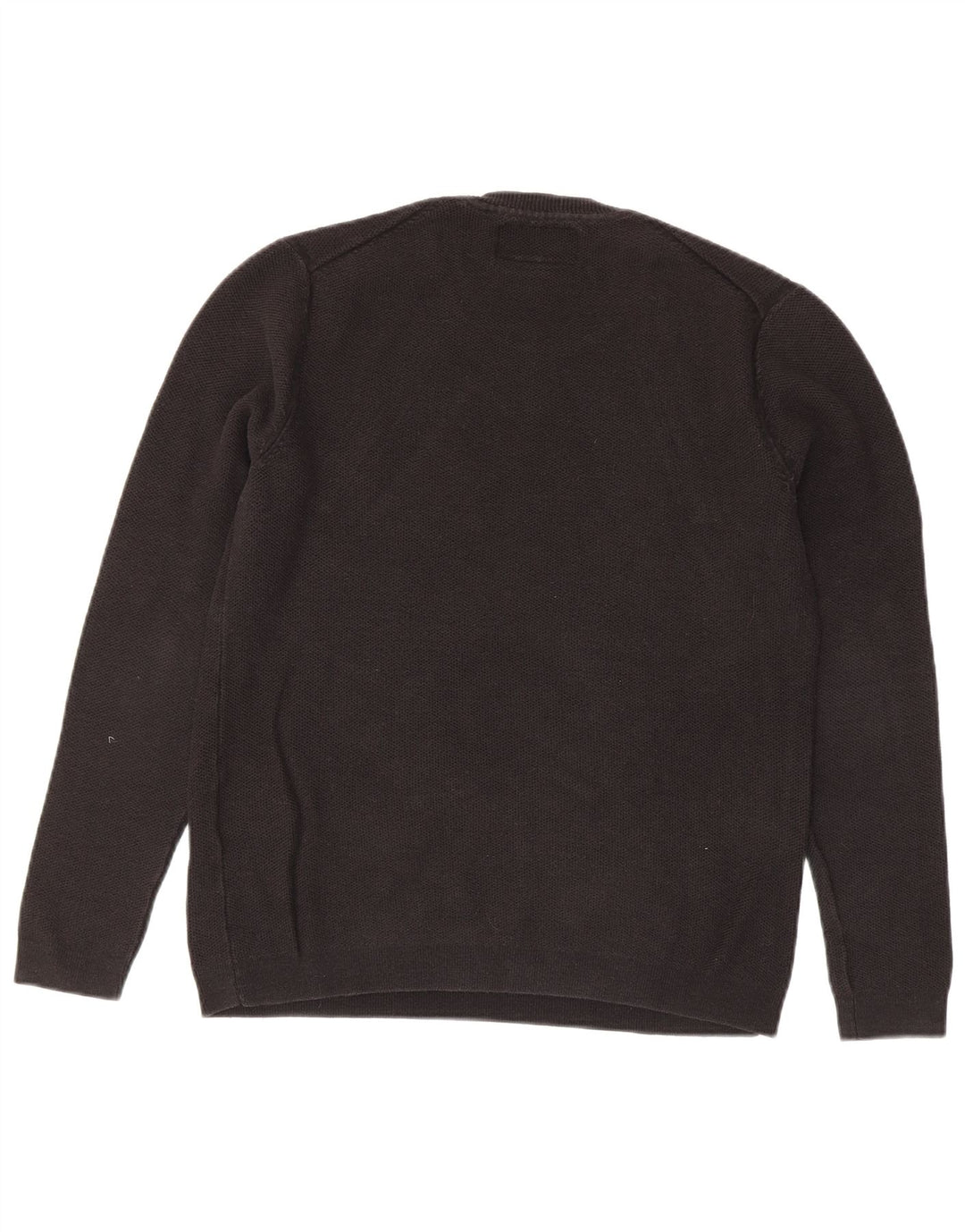 Damski sweter z okrągłym dekoltem Superdry UK 14, średni czarny, bawełniany