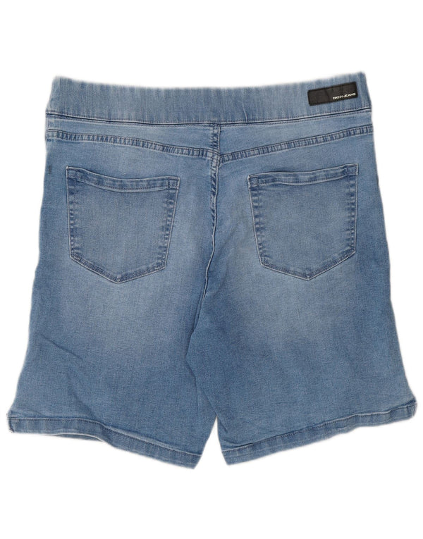 Damskie spodenki jeansowe DKNY, duże, W34, niebieska bawełna