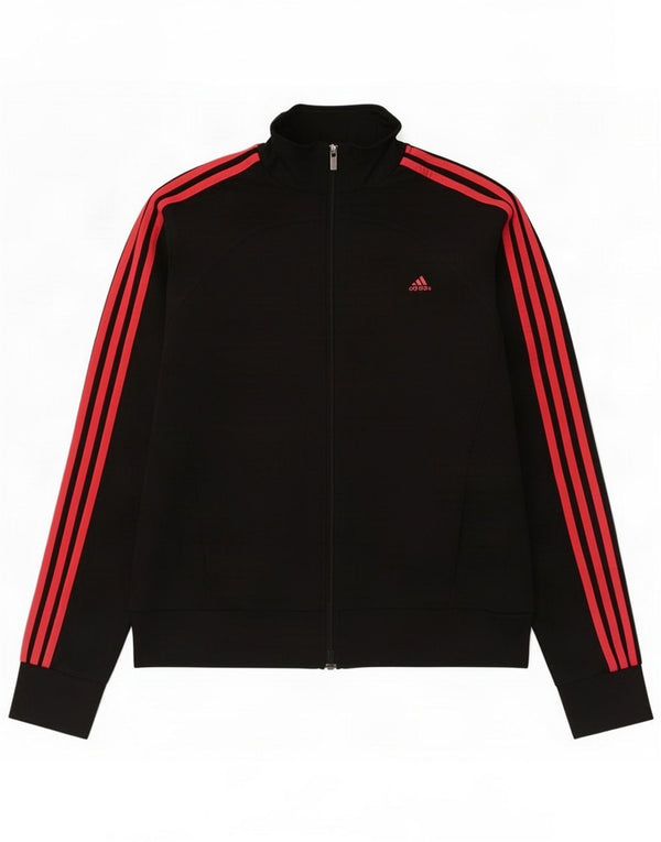 Damska kurtka dresowa Adidas Climalite UK 16/18, duża, czarna, poliester