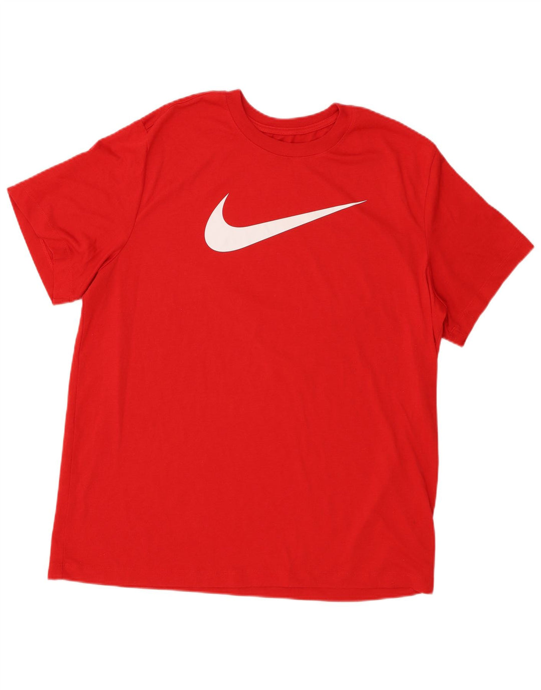 Męski T-shirt z grafiką Nike Dri Fit, XL, czerwony, poliester