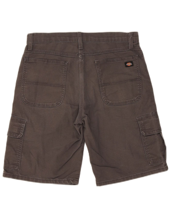 Dickies Mens Cargo Shorts W32 Medium Grey Cotton