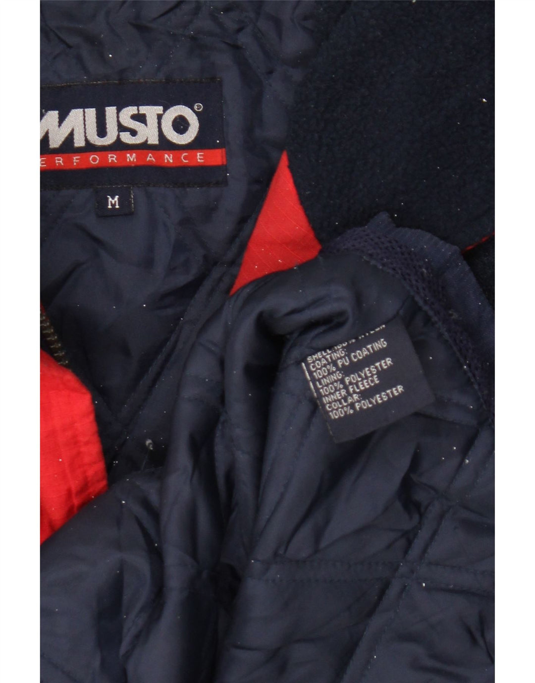 Męska kurtka wiatrówka Musto UK 38 Średni granatowy nylon