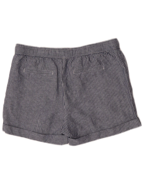 Marks & Spencer Damskie spodenki Chino UK 14 Large W34 Granatowe prążki