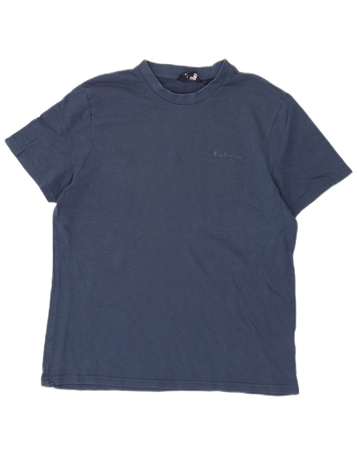 T-shirt męski Ben Sherman, średni, granatowy, bawełniany