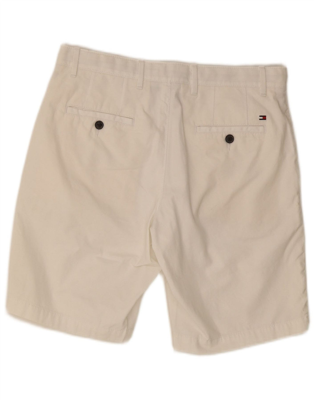 Męskie spodenki Chino TOMMY HILFIGER W31 Średniobiała bawełna