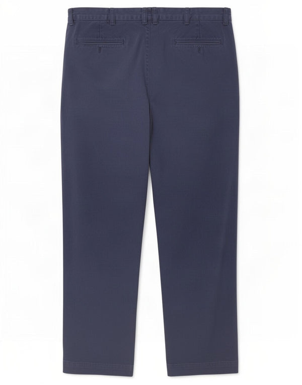 Męskie proste spodnie chino Polo Ralph Lauren W36 L32 Granatowa bawełna