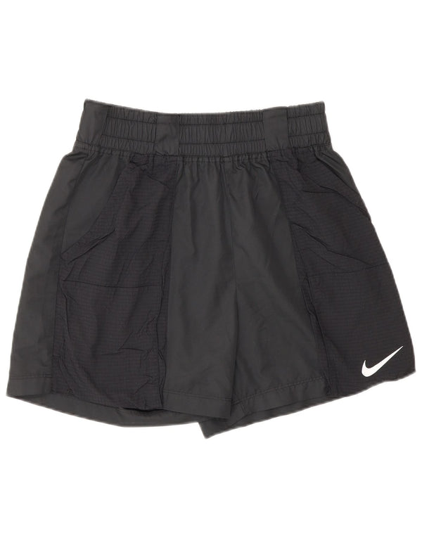 Damskie spodenki sportowe NIKE UK 10, małe, czarne, poliestrowe