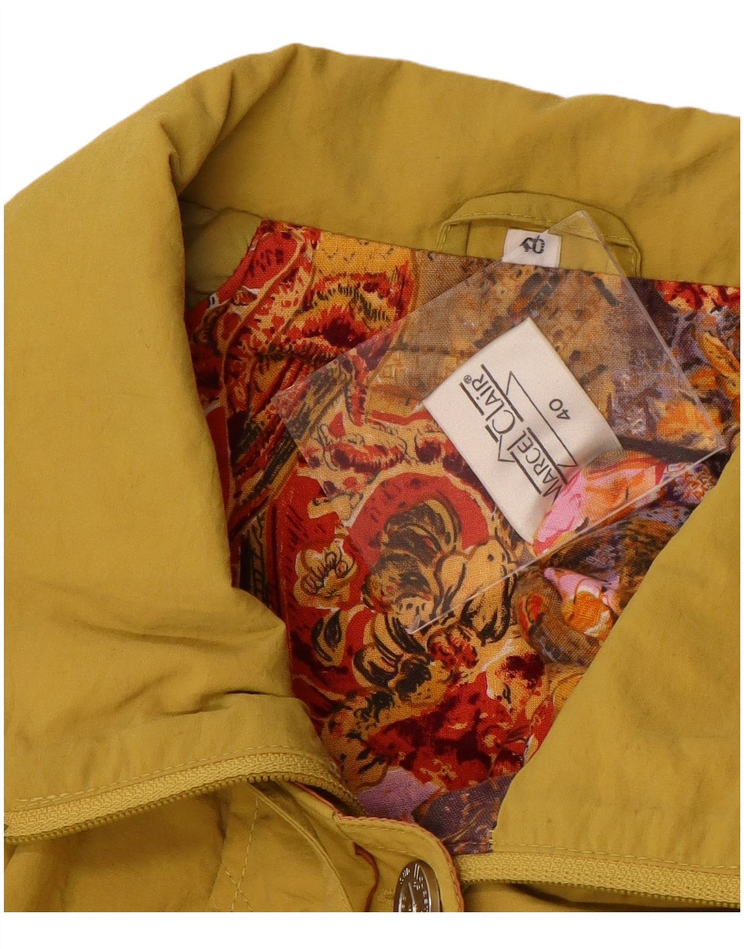 MARCEL CLAIR Damska kurtka użytkowa o luźnym kroju EU 40, średni żółty poliamid