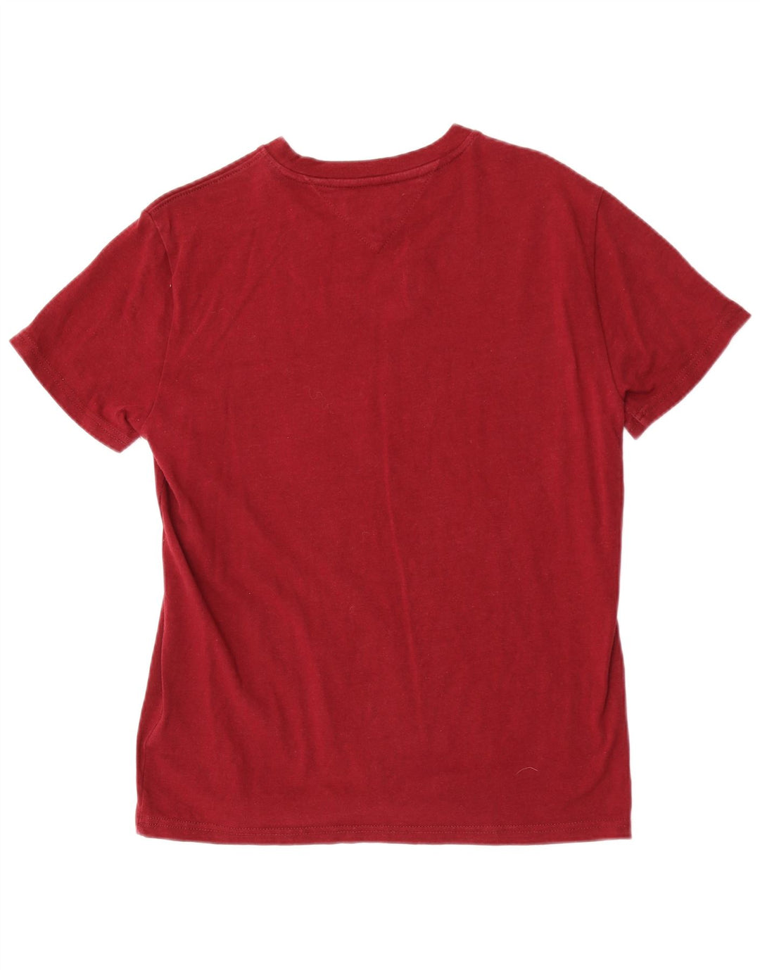 T-shirt męski Tommy Hilfiger, mały, bordowy, bawełniany