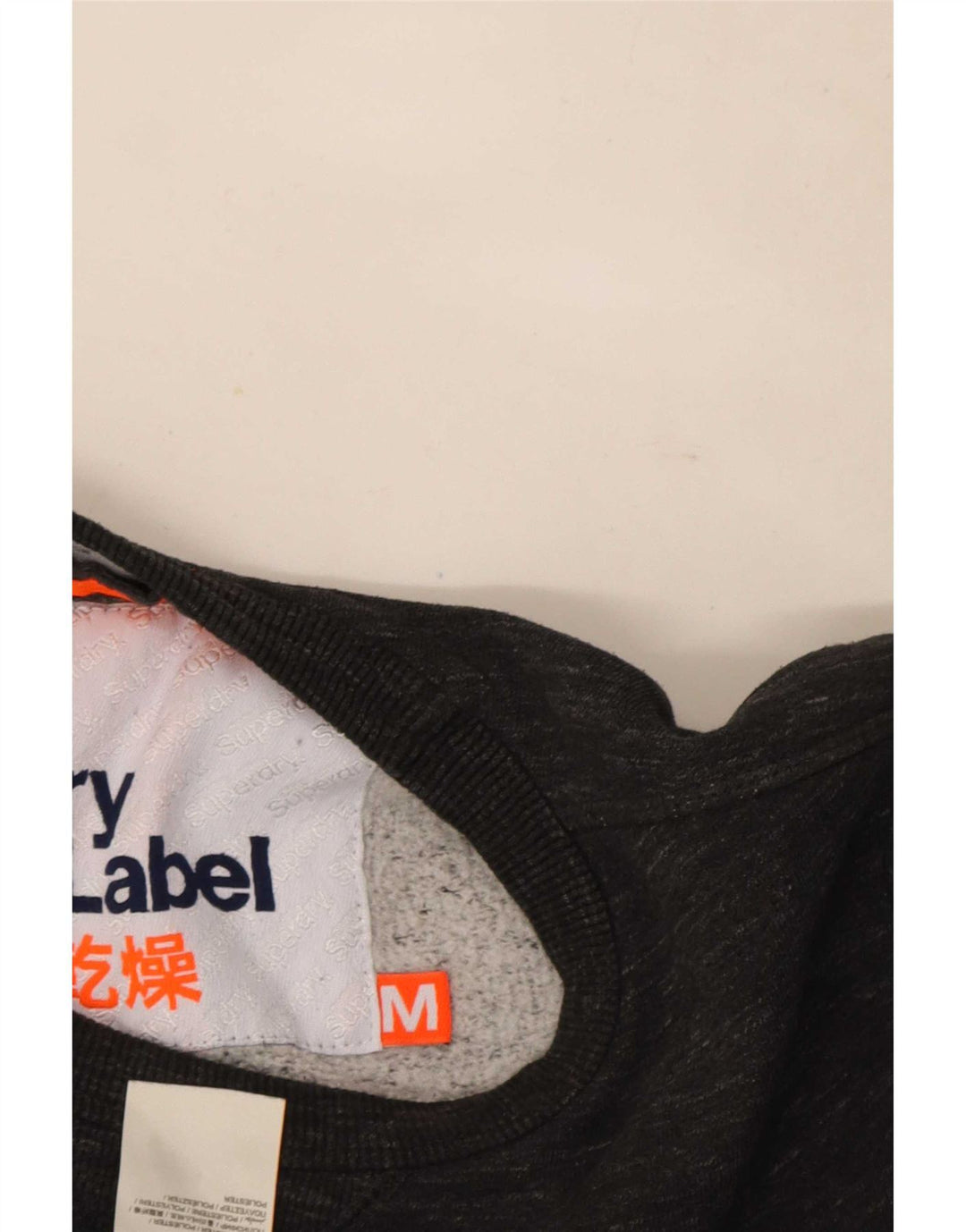 Męski sweter Superdry, średnioszary, bawełniany w cętki