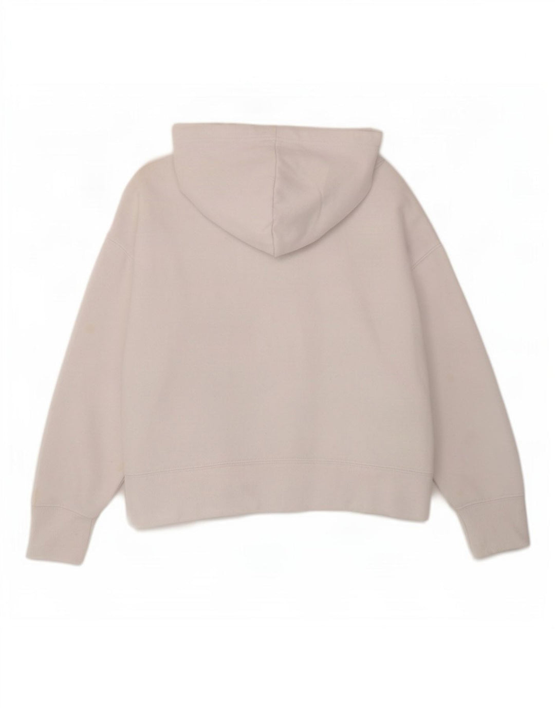 Damski sweter oversize z kapturem Zara UK 10, mały, biały, bawełniany