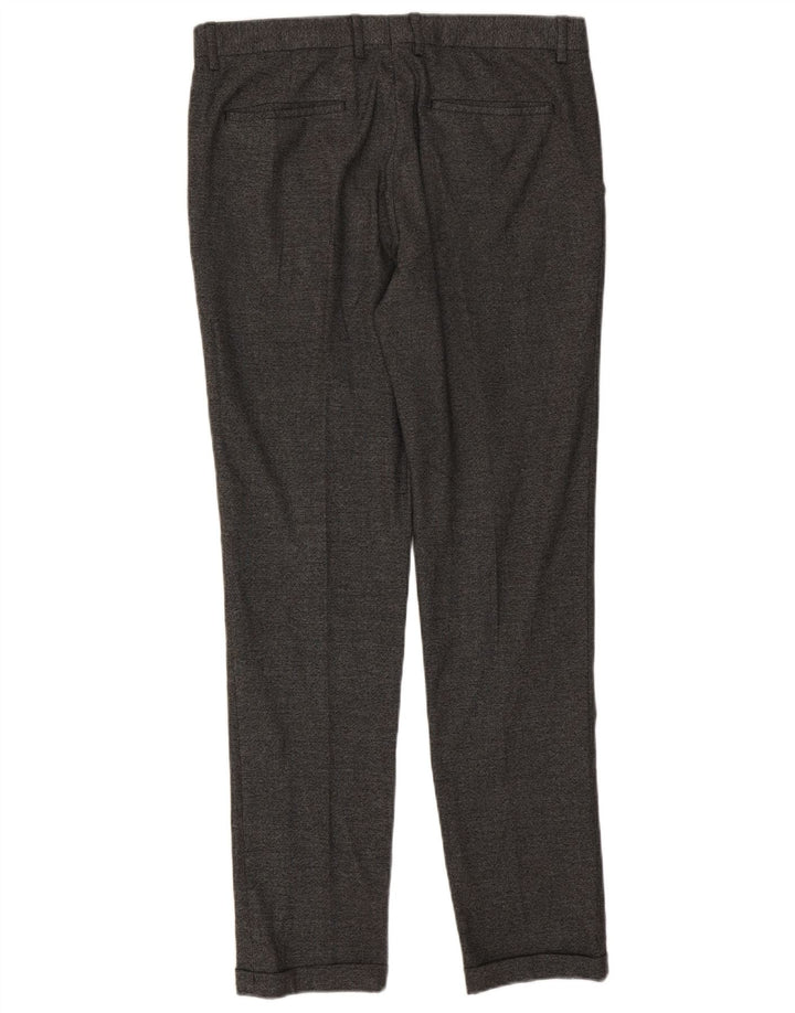 Męskie spodnie garniturowe Zara EU 42 Large W32 L32 Szary poliester