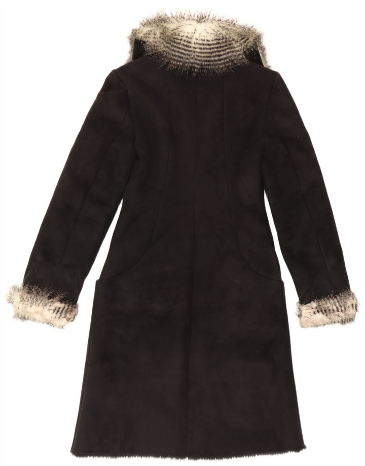 Vintage damski płaszcz Sherpa IT 40 Small Black