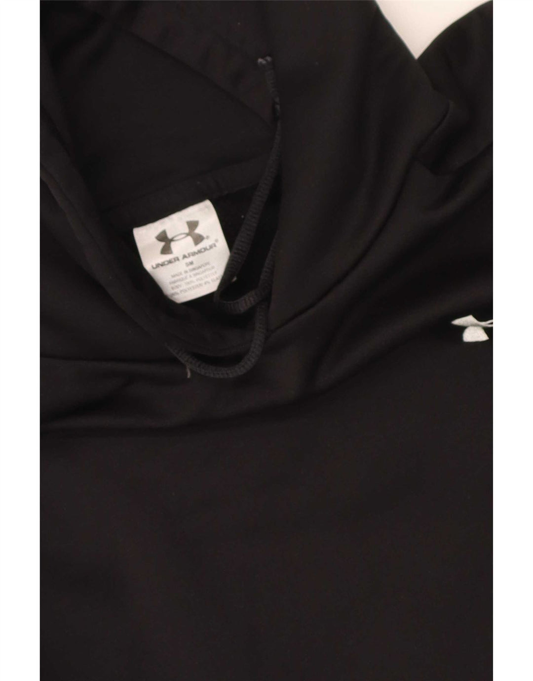 Damski sweter z kapturem Under Armour UK 10, mały, czarny, poliestrowy