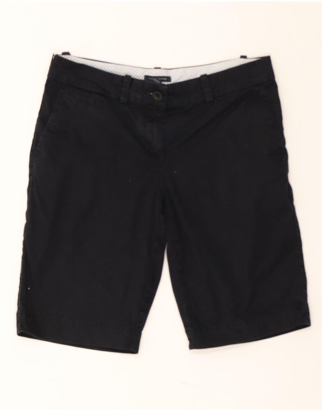 TOMMY HILFIGER Womens Chino Shorts US 6 Medium W32 Navy Blue Cotton Vintage Tommy Hilfiger and Second-Hand Tommy Hilfiger from Messina Hembry 