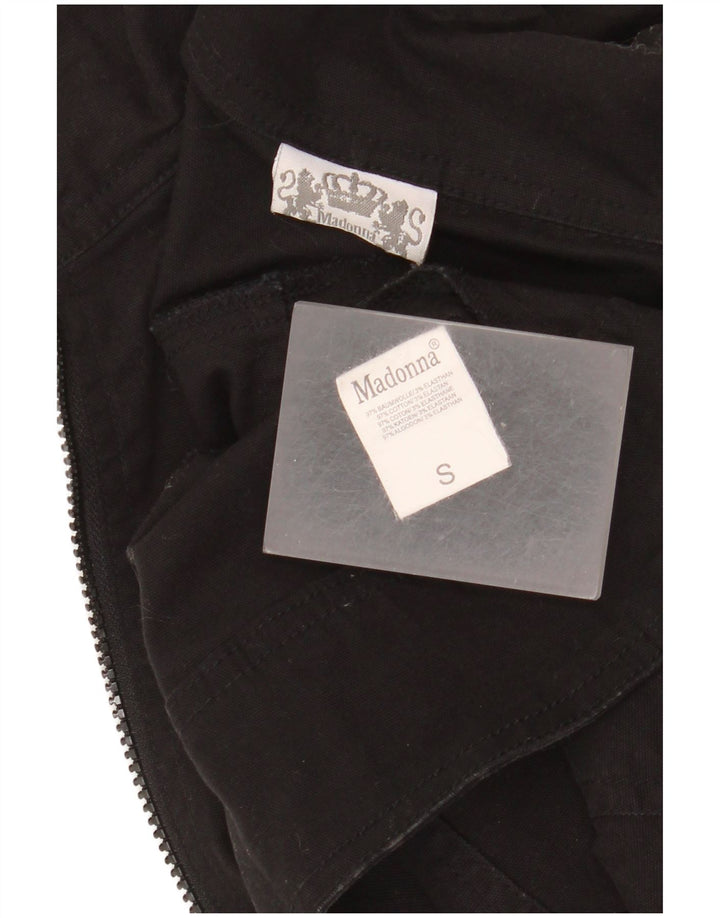 Damskie spodnie cargo Modana UK 10 Small, czarne, bawełniane