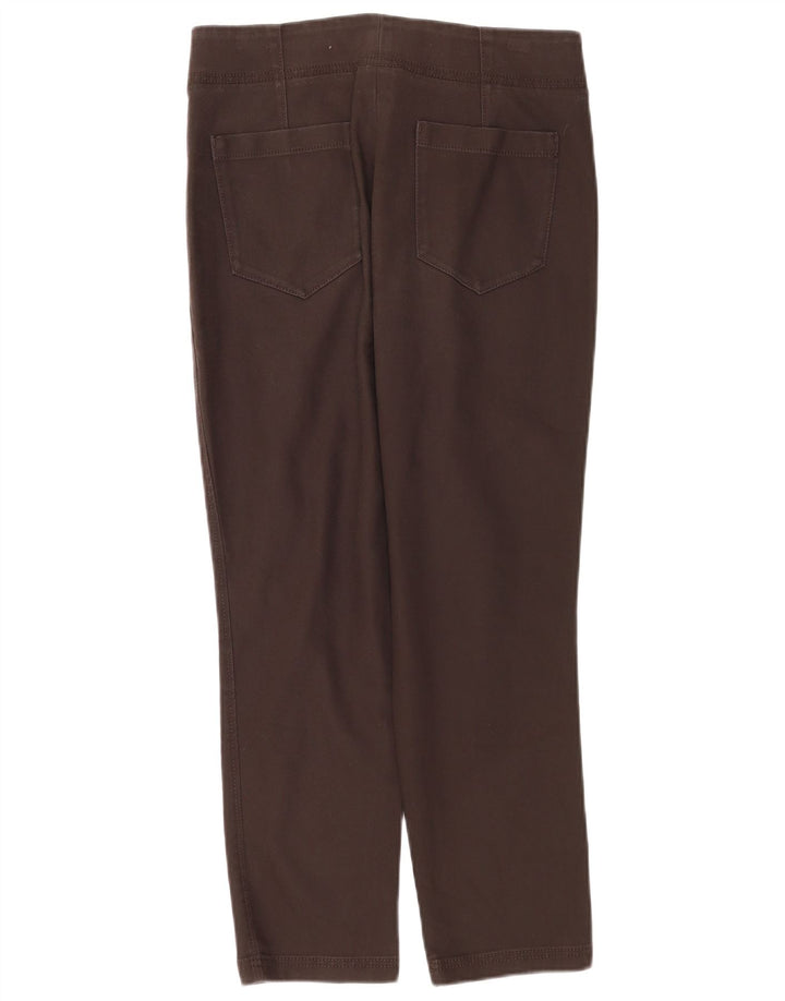 Spodnie damskie Massimo Dutti, proste, przycięte, EU 40, średnie, W30, L26, brązowe