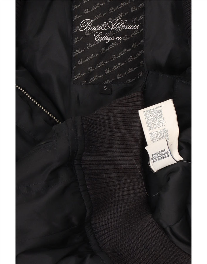 Damska kurtka bomber BACI & ABBRACCI UK 10, mała, granatowa, poliester