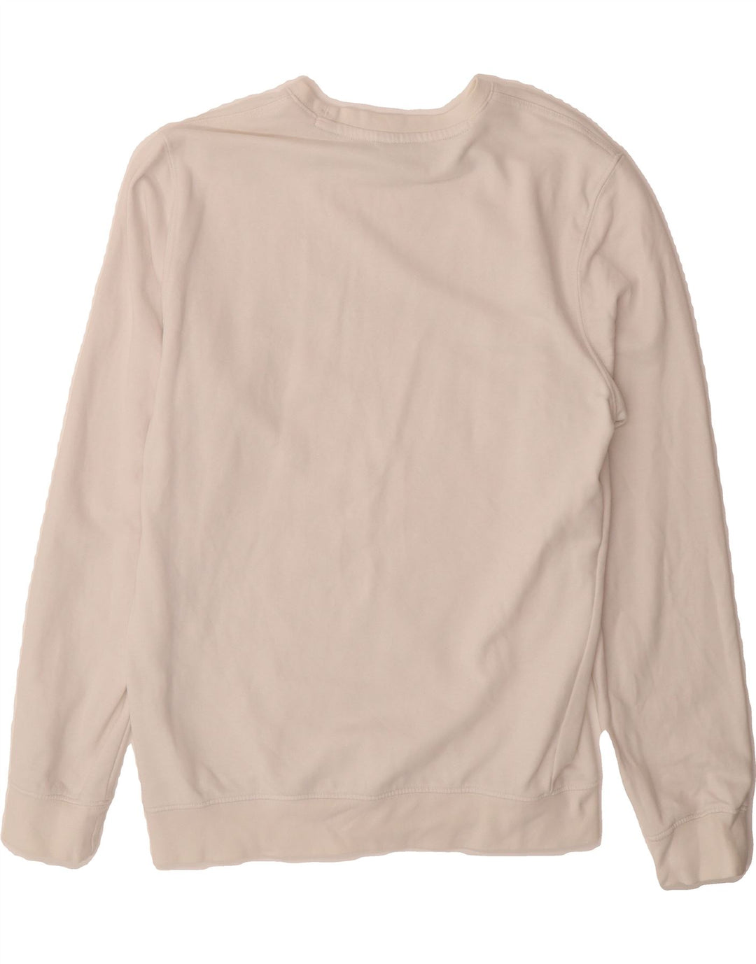 CHAMPION Mens Graphic Sweatshirt Jumper Medium White Cotton Vintage Champion and Second-Hand Champion from Messina Hembry 
