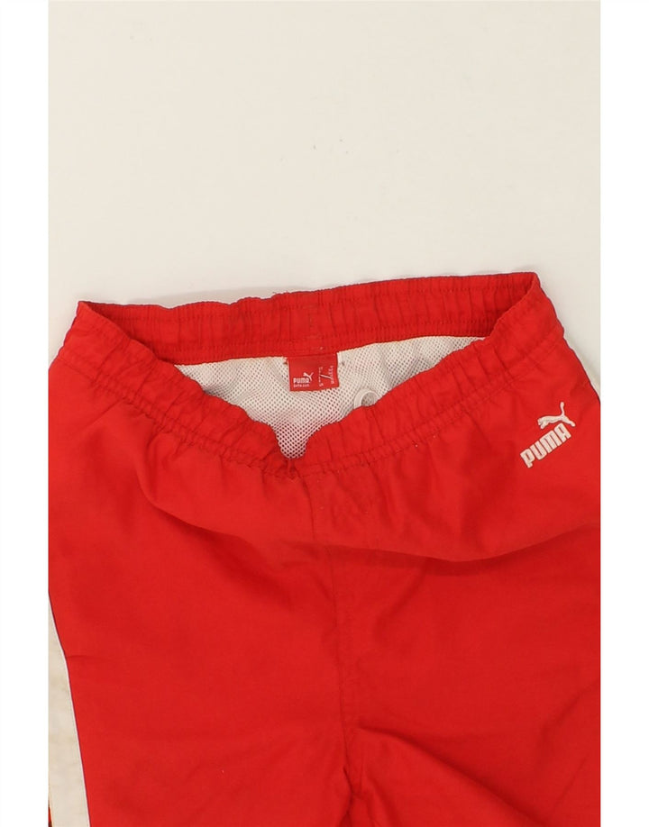PUMA Boys Graphic Sport Shorts 9-10 Years  Medium  Red Colourblock Vintage Puma and Second-Hand Puma from Messina Hembry 
