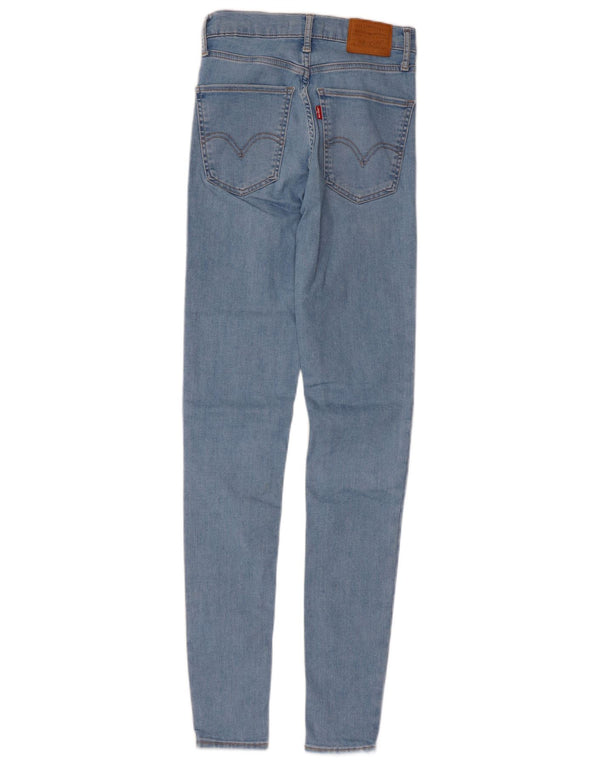 Damskie jeansy Levi's Mile High Super Skinny W25 L31 Niebieska bawełna