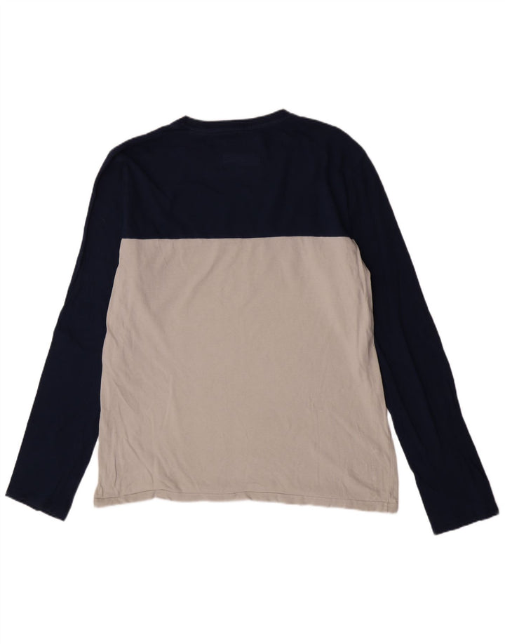 Męski top Superdry Extra Slim Graphic z długim rękawem 2XL w kolorze niebieskim