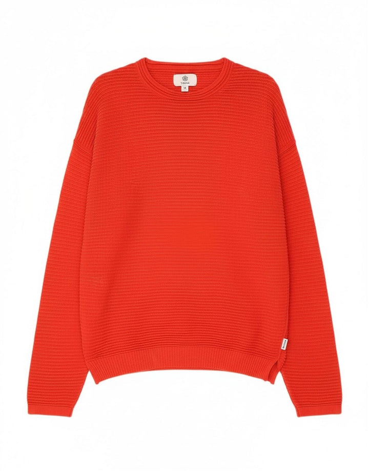 Sweter damski Tog 24 z okrągłym dekoltem UK 10, mały, czerwony