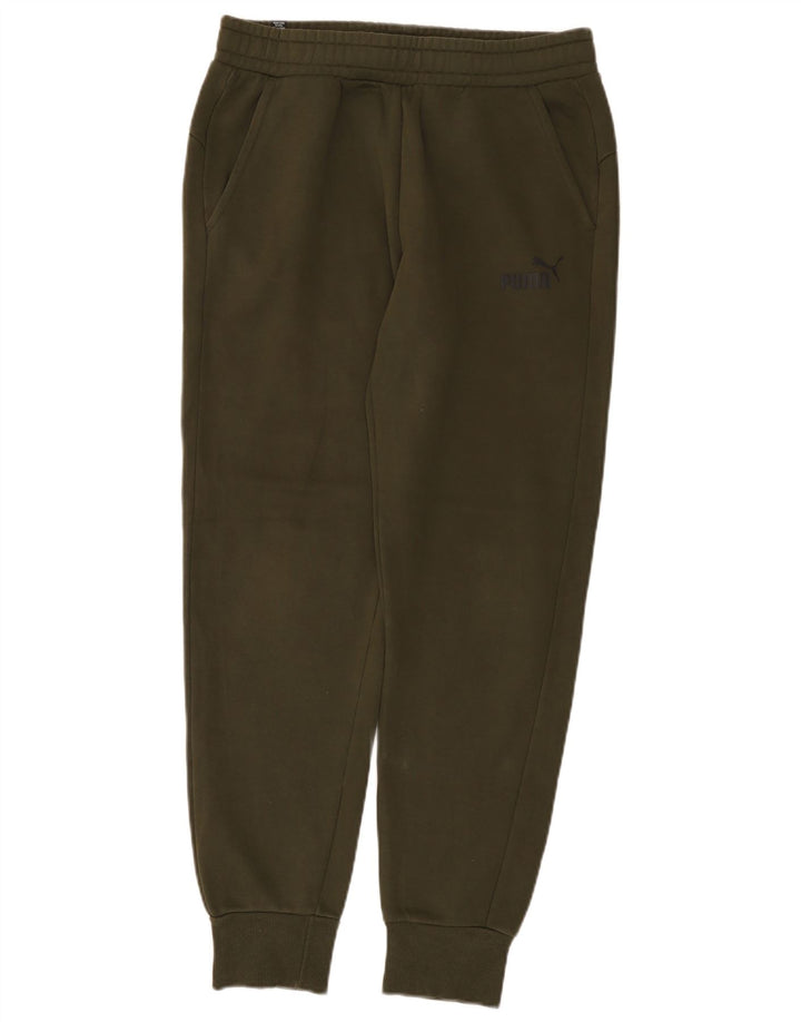 Męskie spodnie dresowe Puma Joggers, średnia bawełna khaki