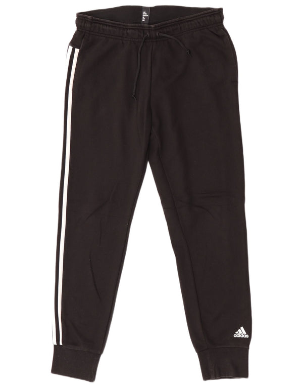 Adidas Womens Tracksuit Trousers Joggers UK 16/18 Large  Black Cotton
