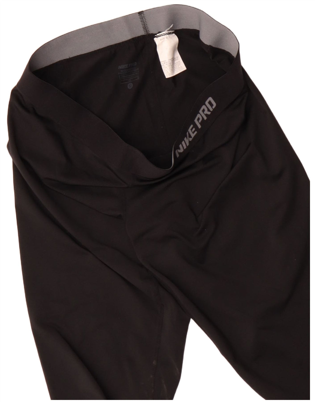 Damskie legginsy Nike Graphic Capri UK 26, duże, czarne, poliestrowe