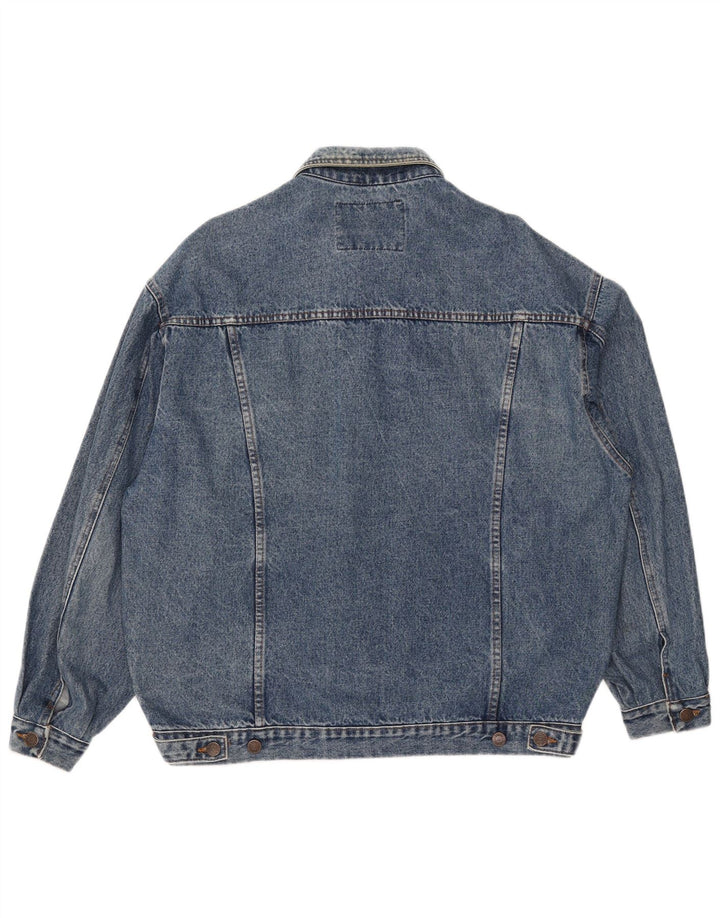 Męska kurtka dżinsowa Casucci UK 40, duża niebieska bawełna