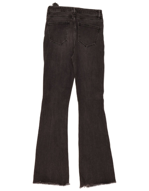 Damskie jeansy rozkloszowane Zara EU 38 Small W28 L34 Szara bawełna