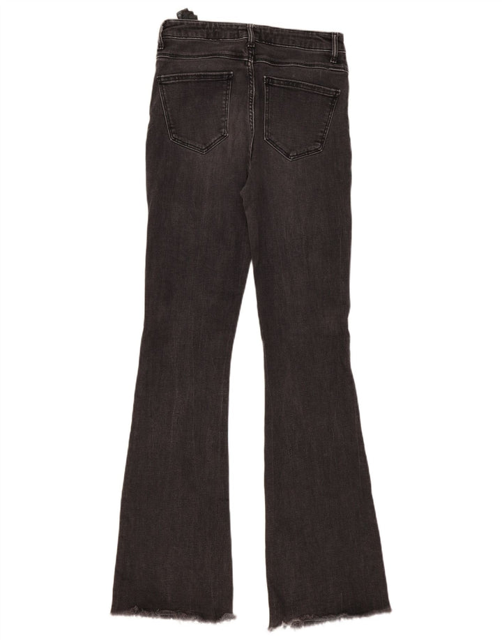 Damskie jeansy rozkloszowane Zara EU 38 Small W28 L34 Szara bawełna
