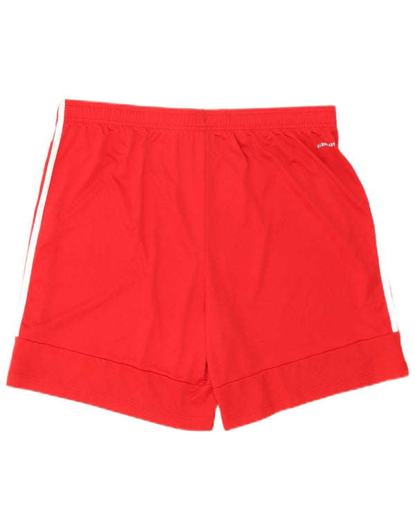 Męskie spodenki sportowe Adidas Aeroready XL, czerwone, poliestrowe