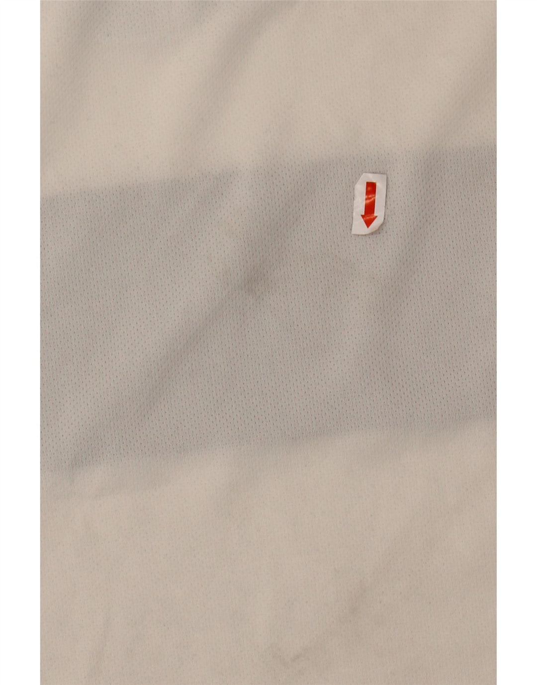 Męski T-shirt tenisowy ADIDAS, mały, biały, poliestrowy blok kolorów