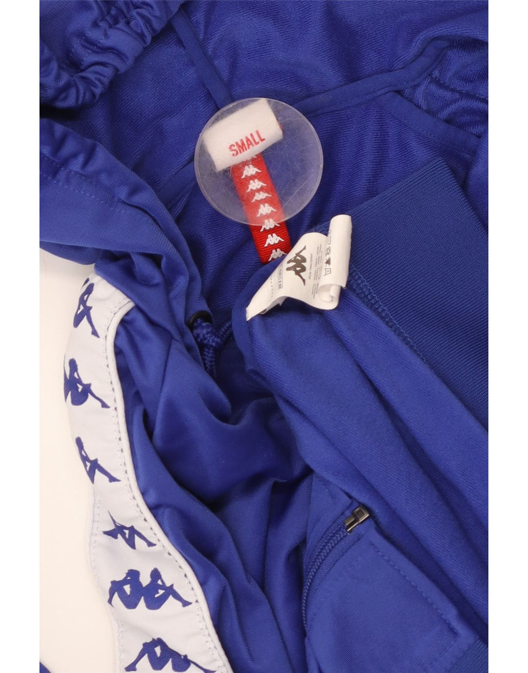 Damski sweter z kapturem i zamkiem KAPPA, UK 10, mały, niebieski