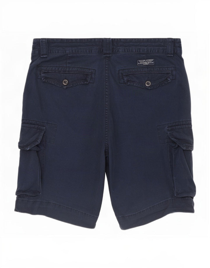 Męskie spodenki cargo Ralph Lauren W32 Średni granatowy, bawełniany