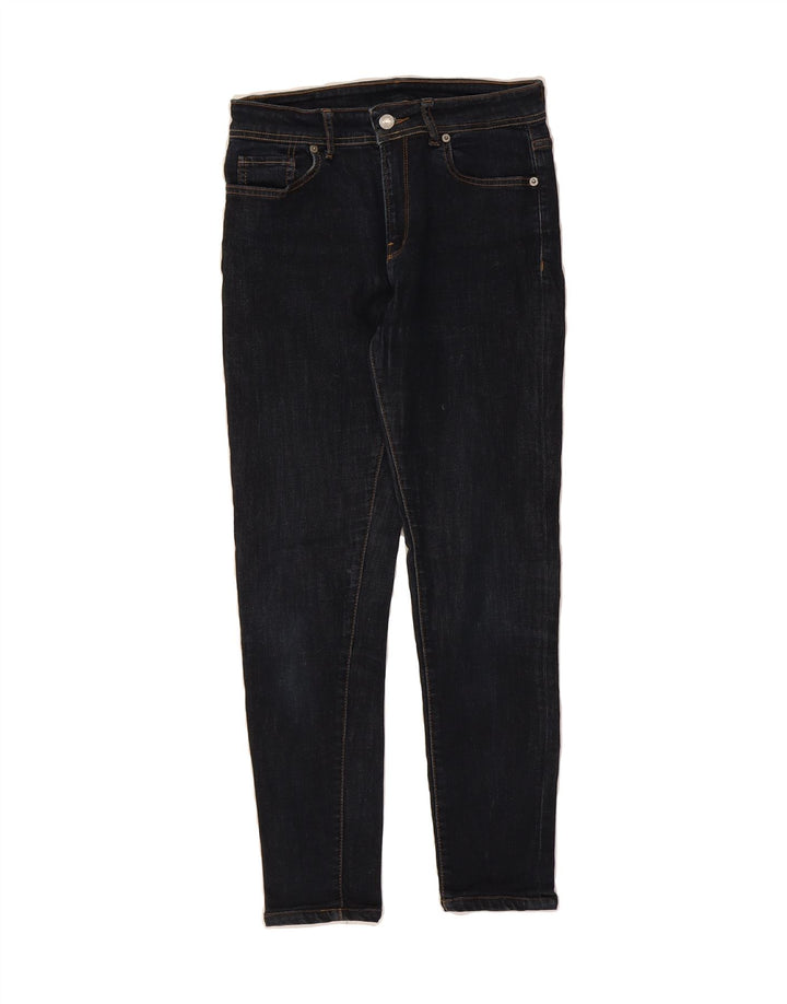 LEVI'S Womens Cropped Jeans W26 L25 Navy Blue Cotton Vintage Levi's and Second-Hand Levi's from Messina Hembry 
